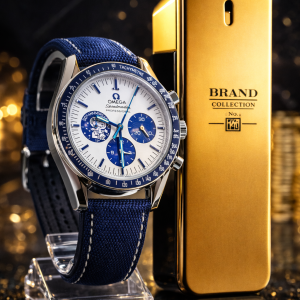 🎁 MEGA PROMOÇÃO 48h Relógio Omeg Snoop 100% Funcional + GANHE UM PERFUME BRAND ONE MILION Barra de Ouro + FRETE GRÁTIS