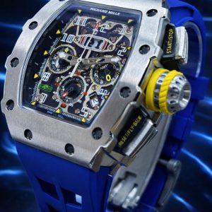 🎁 NOVIDADE 2026 Relógio RM Azul PREMIUM AAA+ Pulseira Silicone Azul Luxo e Destaque + FRETE GRÁTIS