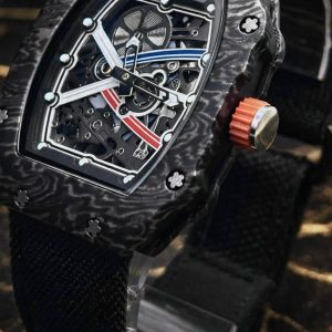 🎁 LANÇAMENTO 2026 Relógio RM 67-02 Sébastien Ogier Exclusivo Preto Detalhes Vermelho Fundo de Vidro Luxo e Destaque Absoluto + FRETE GRÁTIS