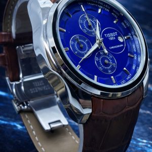 🎁 LANÇAMENTO 2026 Relógio Tisso 1853 Couturier Chronograph Pulseira em Couro Legítimo Luxo e Destaque Absoluto + FRETE GRÁTIS