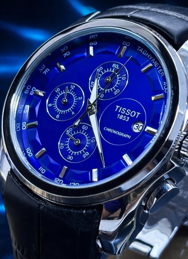 LAN AMENTO 2026 Rel gio Tisso 1853 Couturier Chronograph Pulseira Em LAN AMENTO 2026 Rel gio Tisso 1853 Couturier Chronograph Pulseira Em