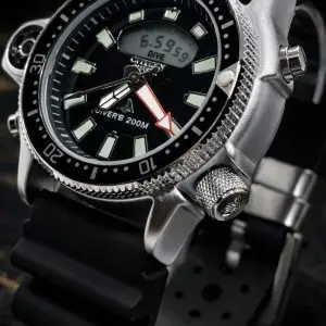 🎁 MEGA PROMOÇÃO Relógio Citize Promaster Aqualand Mostrador Preto Caixa Prata 100% Funcional Digital e Analógico Luxo e Destaque + FRETE GRÁTIS