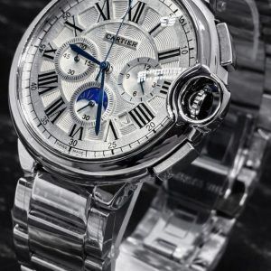 🎁 NOVIDADE EM PROMOÇÃO 2026 Relógio Carti Funcional Edição Limitada Todo Prata Luxo e Destaque + FRETE GRÁTIS