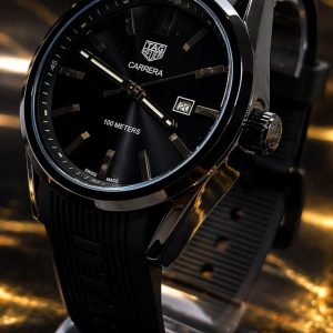 🎁 MEGA PROMOÇÃO Relógio Tag Carrera Todo Preto Absurdamente Luxuoso e Sofisticado + FRETE GRÁTIS