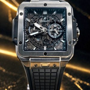 🎁 MEGA PROMOÇÃO Relógio Hublo Square Bang Unico Titanium PREMIUM AAA+ Luxo e Destaque + FRETE GRÁTIS