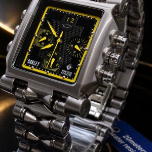 🎁 MEGA PROMOÇÃO Relógio Tank Minute Machine 100% Funcional Preto com Detalhes Amarelo Luxo e Destaque + FRETE GRÁTIS