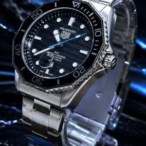 🎁 MEGA PROMOÇÃO Relógio Tag Aquaracer Professional Mostrador Preto Fundo de Vidro Luxo e Destaque + FRETE GRÁTIS