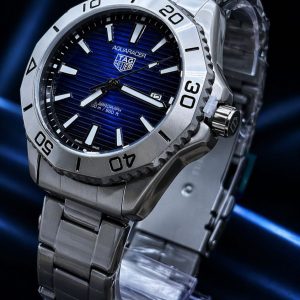 🎁 MEGA PROMOÇÃO Relógio Tag Aquaracer Professional Mostrador Azul Aço Inox e Fundo de Vidro Luxo e Destaque + FRETE GRÁTIS