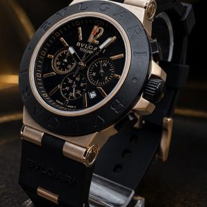 🎁 MEGA PROMOÇÃO Relógio BVG Diagono Titanium Pulseira Silicone Preta Caixa Bronze 100% FUNCIONAL PREMIUM AAA+ Luxo e Destaque + FRETE GRÁTIS