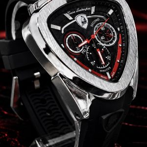 🎁 MEGA PROMOÇÃO Relógio Lambo 100% Funcional Mostrador Preto Detalhes Vermelho Luxo e Destaque + FRETE GRÁTIS