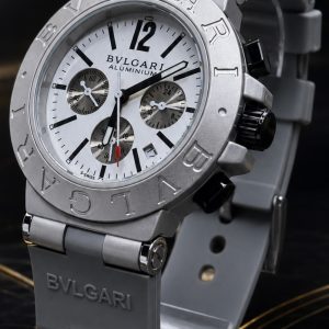 🎁 MEGA PROMOÇÃO 100% Funcional Relógio BVG Aluminium Mostrador Branco Pulseira Cinza e Destaque + FRETE GRÁTIS