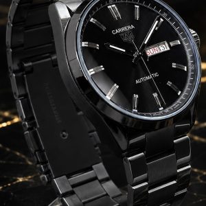 🎁 MEGA PROMOÇÃO Relógio Tag Carrera 41mm All Black Aço Inox Luxo e Sofisticação + FRETE GRÁTIS
