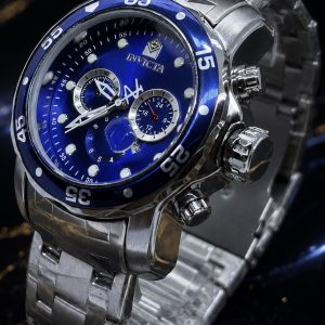 🎁 MEGA PROMOÇÃO Invicta Pro Diver Todo em Aço Inox Mostrador Azul Luxo e Sofisticação + FRETE GRÁTIS