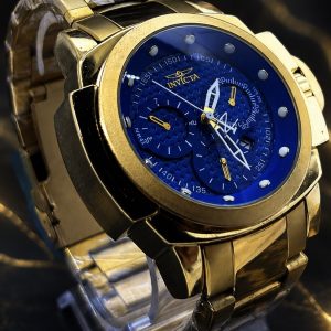 🎁 MEGA PROMOÇÃO Invicta Jason Taylon Todo Banhado Mostrador Azul Luxo e Sofisticação + FRETE GRÁTIS
