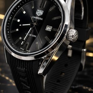 🎁 NOVIDADE Relógio TAG CARRERA Preto Caixa Aço Inox Luxo e Sofisticação + FRETE GRÁTIS