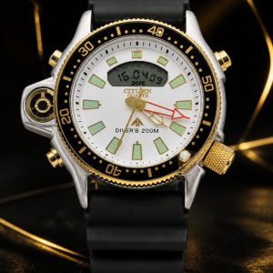 🎁 MEGA PROMOÇÃO Relógio Citize Promaster Aqualand Mostrador Branco 100% Funcional Digital e Analógico Luxo e Destaque + FRETE GRÁTIS