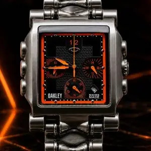  🎁 MEGA PROMOÇÃO Relógio Tank Minute Machine 100% Funcional Preto com Detalhes Laranja  Luxo e Destaque + FRETE GRÁTIS