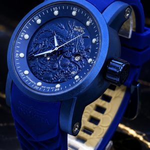 🎁 NOVIDADE 2026 Relógio Invicta Yakuza Todo Azul em Caixa em Aço Inox Luxo e Destaque + FRETE GRÁTIS