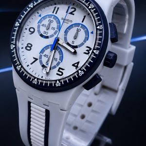🎁 LANÇAMENTO Swatch Chrono Capanno Azul ORIGINAL Luxo e Sofisticação + FRETE GRÁTIS