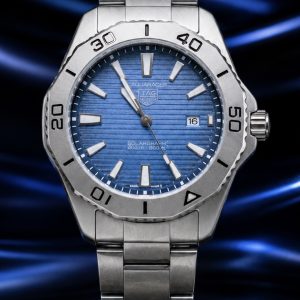 🎁 MEGA PROMOÇÃO Relógio Tag Aquaracer Professional Mostrador Azul Aço Inox e Fundo de Vidro Luxo e Destaque + FRETE GRÁTIS