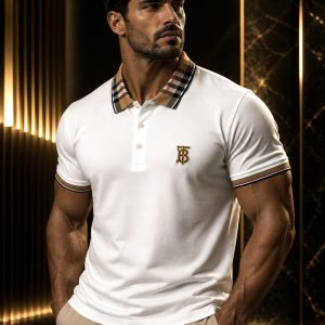  🎁 NOVIDADE 2026 Polo BB Branca Malha Chinesa Absurdamente Luxuosa com caimento Perfeito Elegância e Destaque + FRETE GRÁTIS