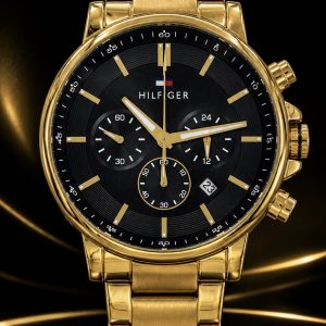 🎁 MEGA PROMOÇÃO Relógio TH Todo Banhado Mostrador Preto 100% Funcional Luxo e Destaque, Pura Sofisticação + Frete Grátis