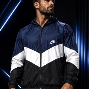 🎁 MEGA NOVIDADE 2026 EM PROMOÇÃO Jaqueta Nike  Azul Preta e Branca Exclusiva + FRETE GRÁTIS