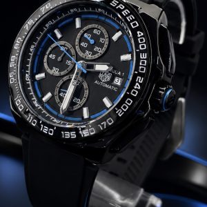 🎁 MEGA PROMOÇÃO Relógio TAG Formula 1 All Black Detalhes Azul x Red Bull 100% Funcional Luxo e Destaque + FRETE GRÁTIS