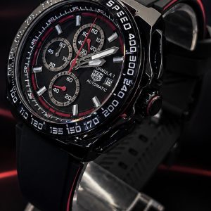 🎁 MEGA PROMOÇÃO Relógio TAG Formula 1 All Black Detalhes Vermelho x Red Bull 100% Funcional Luxo e Destaque + FRETE GRÁTIS