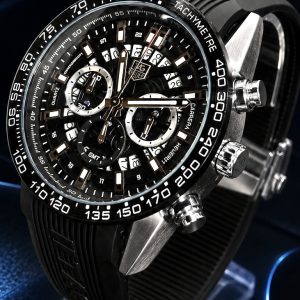 🎁 MEGA PROMOÇÃO Relógio TAG GMT Preto Com Caixa em Aço Inox 100% Funcional Luxo e Destaque + FRETE GRÁTIS