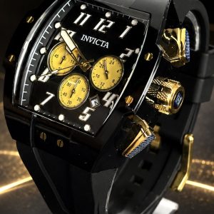 🎁 NOVIDADE 2026 Relógio Invicta S1 Rally Original All Black Detalhes Amarelo Sofisticação e Destaque + FRETE GRÁTIS