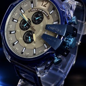 🎁 MEGA PROMOÇÃO 10bar Pulseira em Silicone Azul Mostrador Cinza 100% Funcional PREMIUM AAA+ Luxo e Destaque + FRETE GRÁTIS