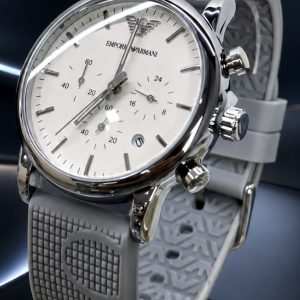 🎁 MEGA PROMOÇÃO Relógio Relógio Arman Caixa Aço Inox Pulseira Cinza 100% Funcional Luxo e Destaque + FRETE GRÁTIS