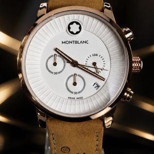 🎁 MEGA PROMOÇÃO Relógio Mont Luxuoso 100% Funcional Caixa Bronze Pulseira Camurça Luxo e Destaque + FRETE GRÁTIS