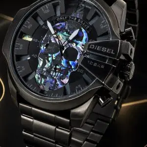 🎁 MEGA PROMOÇÃO Relógio 10BAR Caveira Edição Limitada Todo Aço Inox 904L All Black 100% Funcional PREMIUM AAA+ Luxo e Destaque + FRETE GRÁTIS