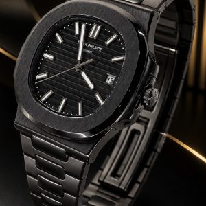 🎁 MEGA PROMOÇÃO Relógio Patek Nautilus AUTOMÁTICO Aço Inox 904L All Black PREMIUM AAA+ Luxo e Destaque + FRETE GRÁTIS