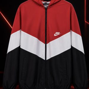 🎁 MEGA NOVIDADE 2026 EM PROMOÇÃO Jaqueta Nike Vermelha Branca e Preto Exclusiva + FRETE GRÁTIS