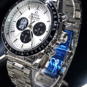 🎁 MEGA PROMOÇÃO Relógio Omeg Snoop Speedmaster 100% Funcional Mostrador Braco com Preto Todo em Aço Inox Luxo e Destaque + FRETE GRÁTIS
