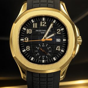 🎁 MEGA PROMOÇÃO Relógio Patek Aquanaut Pulseira Silicone Preta Caixa Banhada Mostrador Preto Luxo e Destaque + FRETE GRÁTIS