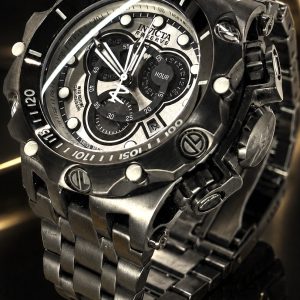 🎁 MEGA PROMOÇÃO Relógio Invicta Venom Hybrid Skeleton All Black em Aço Inox 904L Linha Premium AAA+ Luxo e Destaque + FRETE GRÁTIS