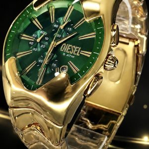 🎁 MEGA PROMOÇÃO Relógio Chrono Banhado Mostrador Verde 100% Funcional Luxo e Destaque + FRETE GRÁTIS