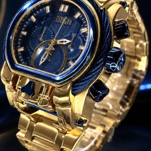 🎁 MEGA PROMOÇÃO Relógio Invicta Zeus Magnum Robustão Banhado Mostrador Azul Luxo e Sofisticação + FRETE GRÁTIS
