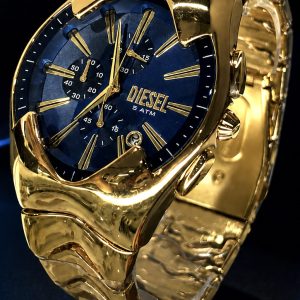 🎁 MEGA PROMOÇÃO Relógio Chrono Banhado Mostrador Azul 100% Funcional Luxo e Destaque + FRETE GRÁTIS