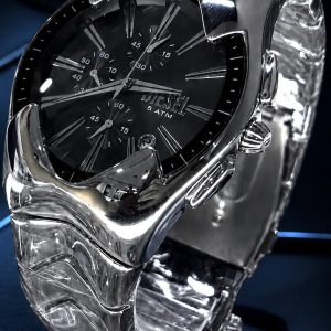 🎁 MEGA PROMOÇÃO Relógio Chrono Todo Aço Mostrador Preto 100% Funcional Luxo e Destaque + FRETE GRÁTIS