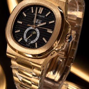 🎁 MEGA PROMOÇÃO Relógio Patek Nautilus AUTOMÁTICO Todo em Bronze Mostrador Preto PREMIUM AAA+ Luxo e Destaque + FRETE GRÁTIS