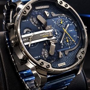 🎁 MEGA PROMOÇÃO Relógio 3BAR Edição Limitada Todo em Aço Inox 904L All Black Mostrador Azul 100% Funcional PREMIUM AAA+ Luxo e Destaque + FRETE GRÁTIS