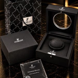 🎁 KIT Caixa Premium Hublo + (Caixa- Sacola- Sobre Caixa - Manual e Certificado) Luxo e Sofisticação + FRETE GRÁTIS