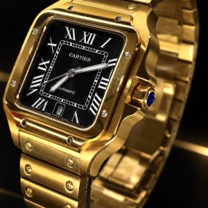🎁 MEGA PROMOÇÃO Rellógio Carti Todo Banhado a Ouro 18K Mostrador Branco Linha Premium AAA+ Luxo e Sofisticação + Frete Grátis