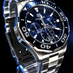 🎁 MEGA PROMOÇÃO Relógio Tag Aquaracer 100% Funcional Mostrador Azul PREMIUM AAA+ Pulseira em Aço Inox 904L Luxo e Destaque + FRETE GRÁTIS