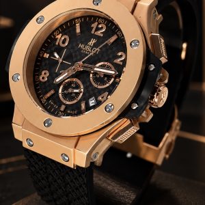 🎁 MEGA PROMOÇÃO Relógio Hublo Preto Caixa Bronze 100% Funcional Luxo e Destaque + FRETE GRÁTIS